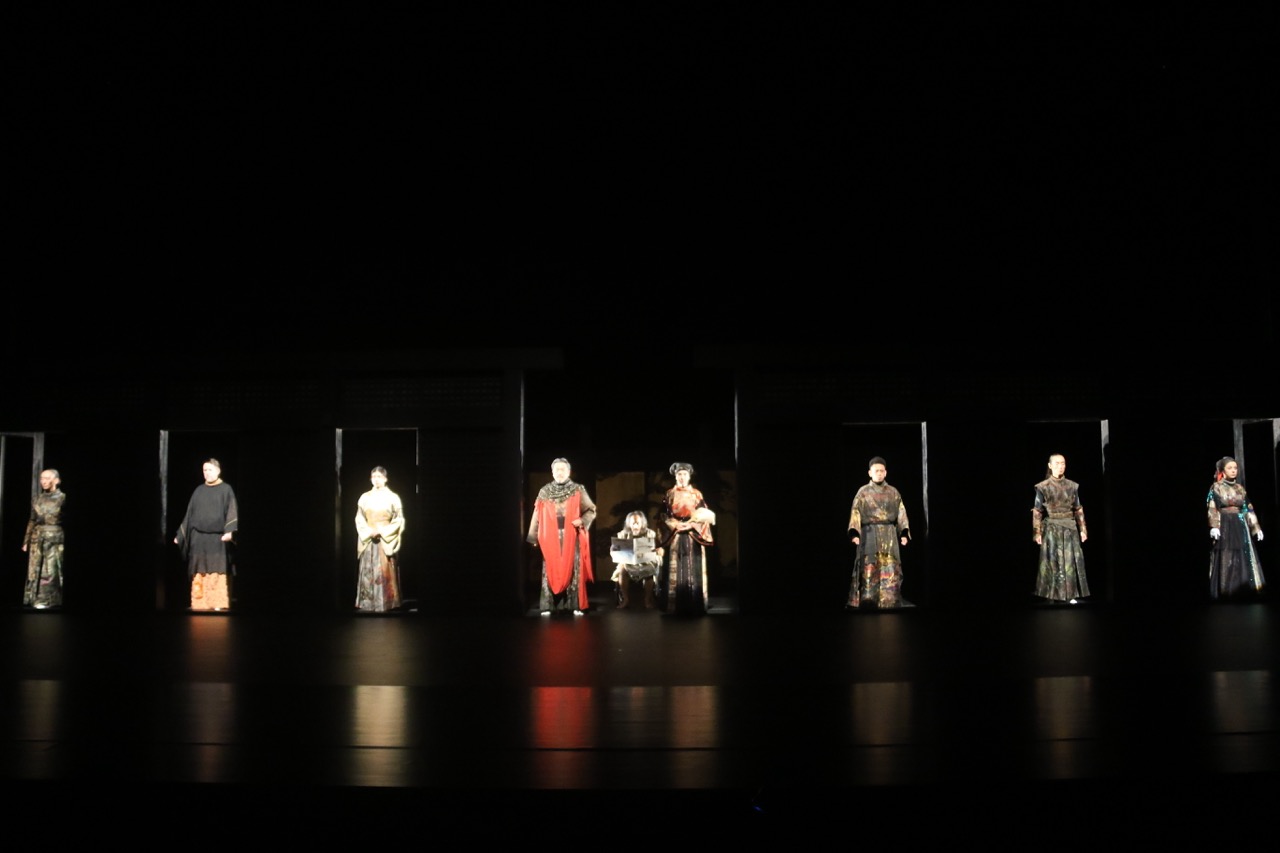 Actors from eight countries perform in Tadashi Suzuki’s *King Lear* at Gedung Kesenian Jakarta. Photo courtesy of Suzuki Company of Toga.