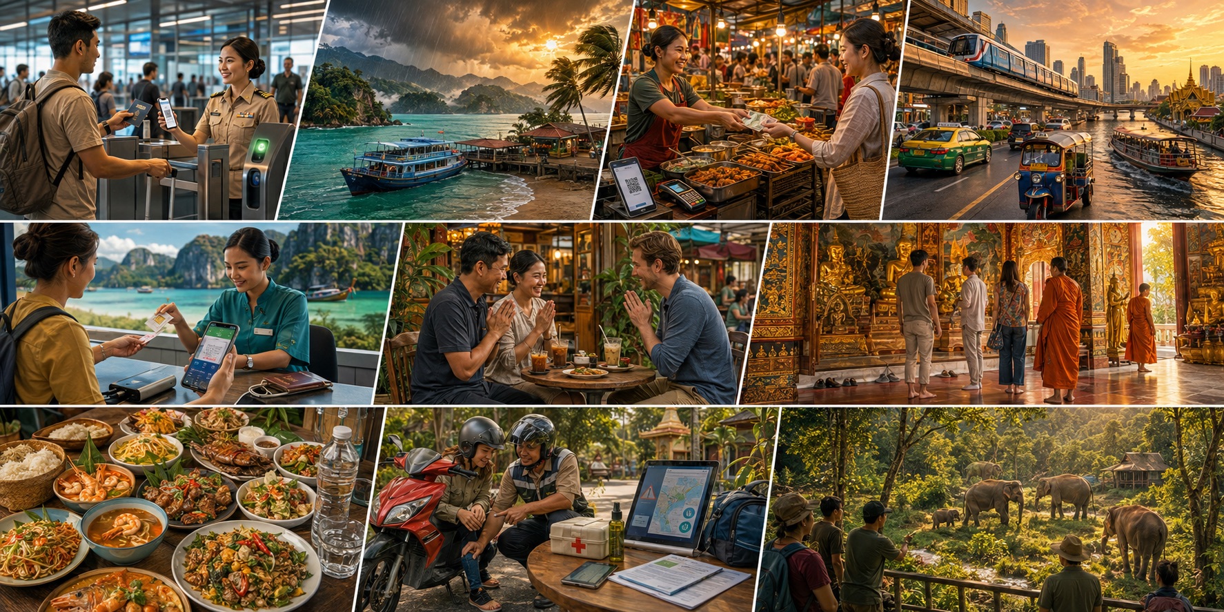 An illustration of Thailand’s landscapes