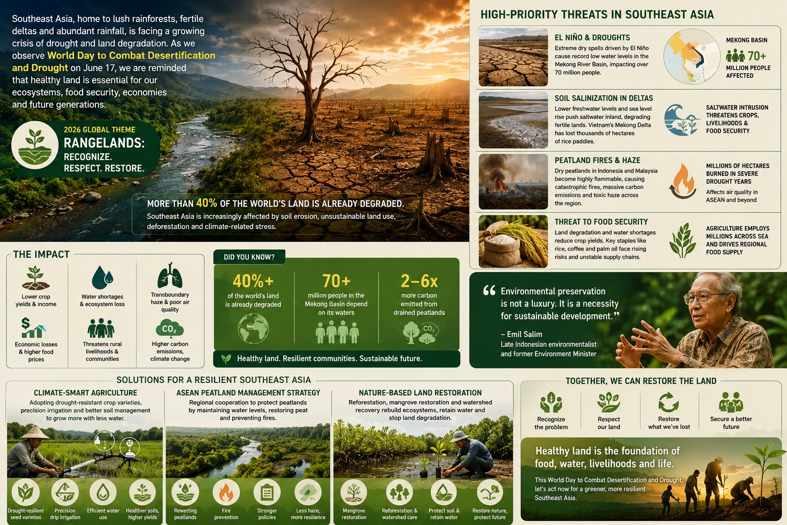 When the Rainforest Dries: Why Southeast Asia's Fight Against Drought and Land Degradation Matters More Than Ever