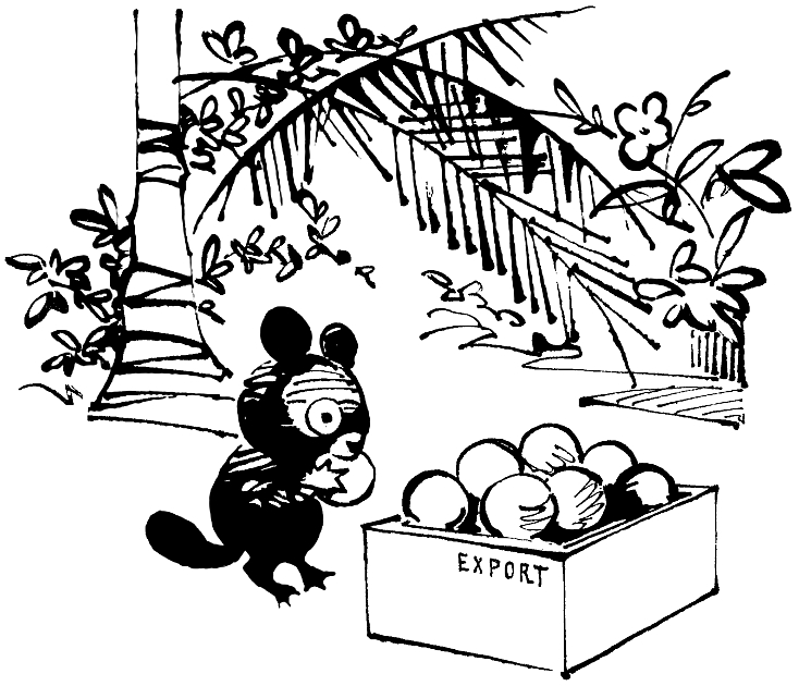Fragment of an illustration to the 1965 book written by Eduard Uspenskiy, "Crocodile Gena and His Friends" (Крокодил Гена и его друзья). The illustration is by Valeriy Sergeyevich Alfeyevskiy