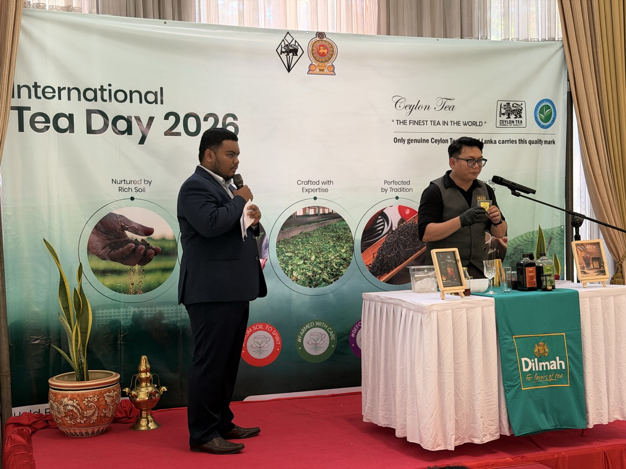 A tea mixology showcase presented by the Dilmah Tea Indonesia team.