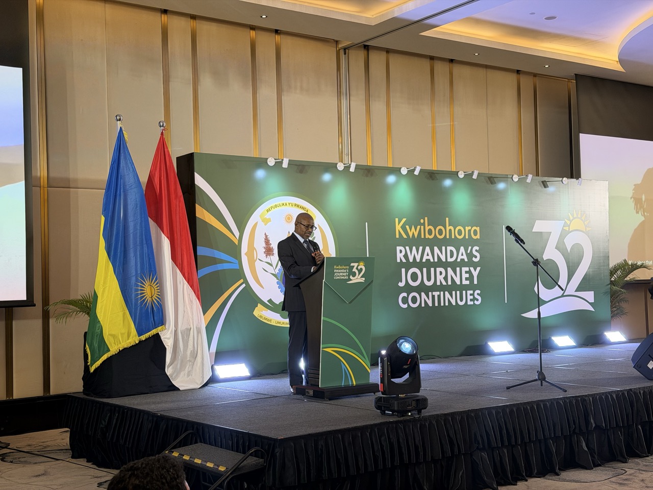 In his welcoming remarks, H.E. Sheikh Abdul Karim Harelimana, Ambassador of Rwanda to Indonesia, described Kwibohora as "ultimately a celebration of hope—a reminder that our journey continues through unity, resilience, and our shared commitment to building a stronger Rwanda and a better world."