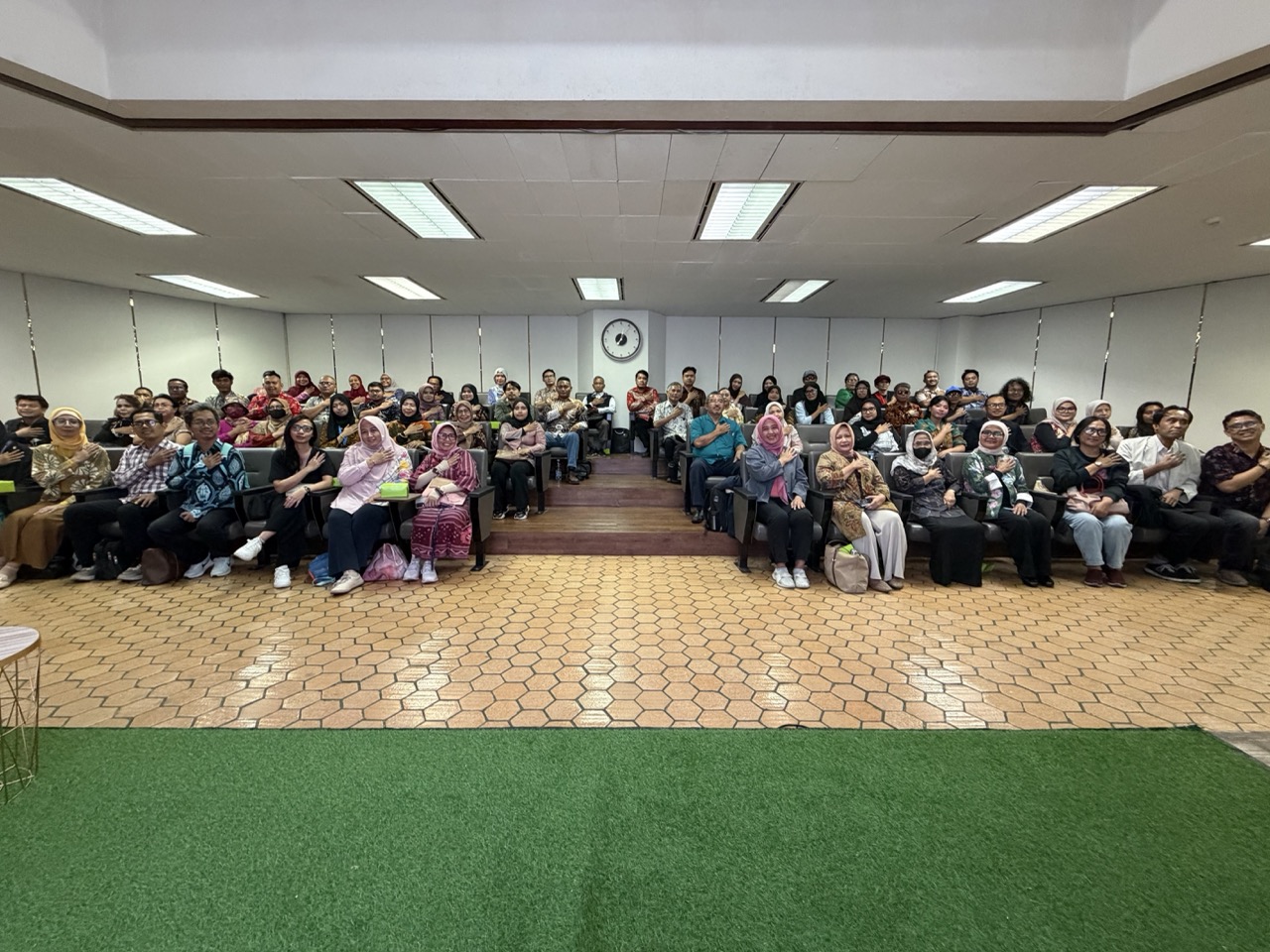 Participants gather at MuseeID’s Green Museum discussion at Museum Kehutanan, Jakarta, on October 22, 2026.