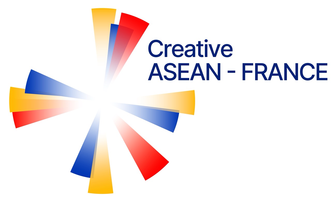 The Creative ASEAN–France logo unites 11 colourful forms, symbolizing the movement of people, ideas and cultures across borders (IFI)