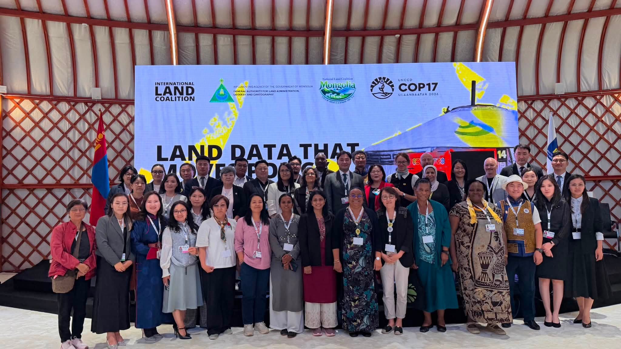 Participants gather at UNCCD COP17 following the launch of a framework measuring pastoralist land-tenure security, informed by nearly 900 herders and land officers across Mongolia