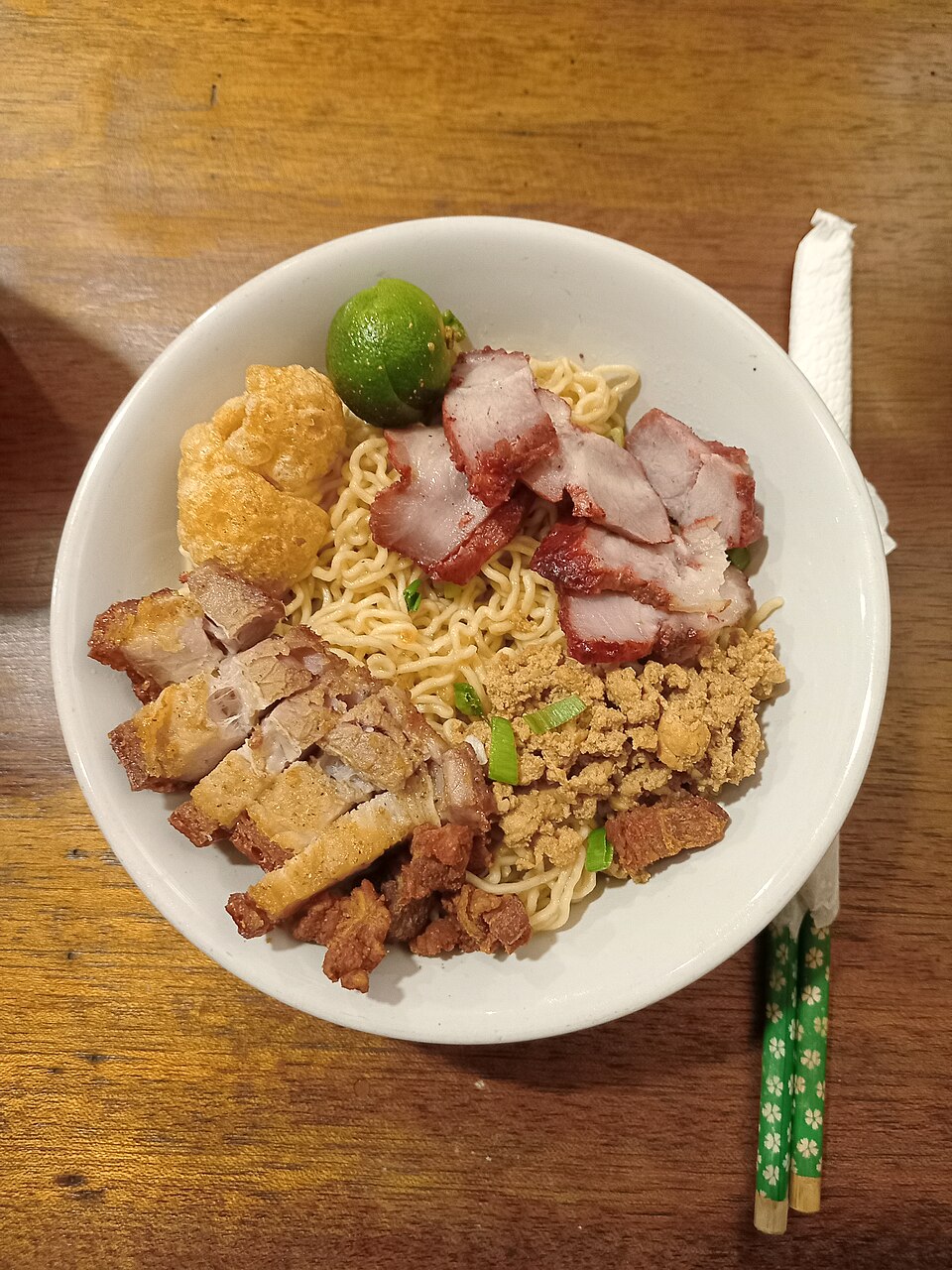 Kolo Mee is one of the most popular dishes in Kuching | imgae by Wikimedia Commons