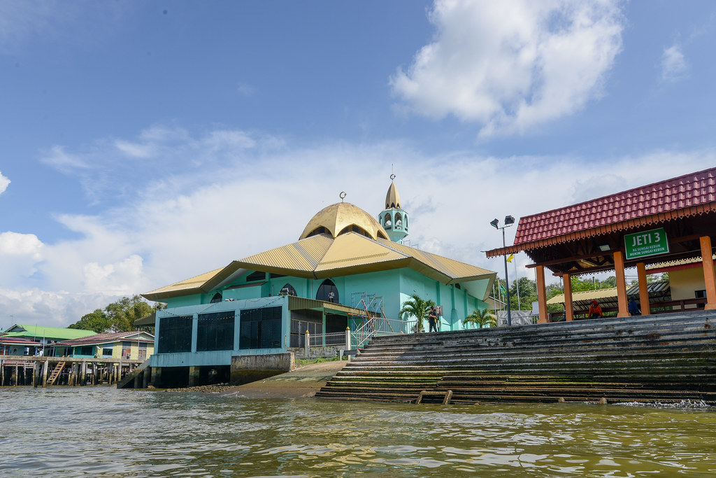 Brunei's water village. Kampong Ayer
