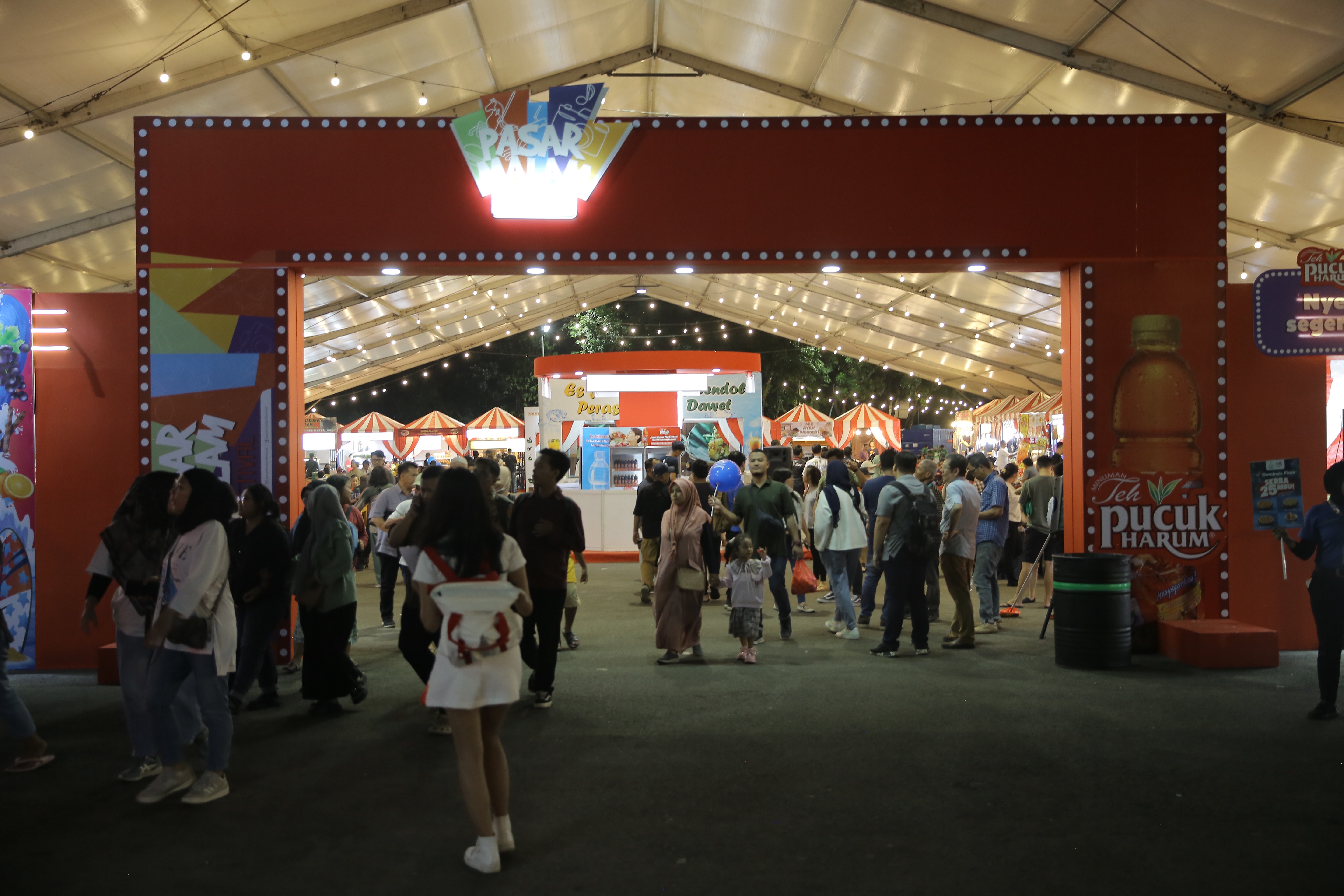 Jakarta Fair's night market festival