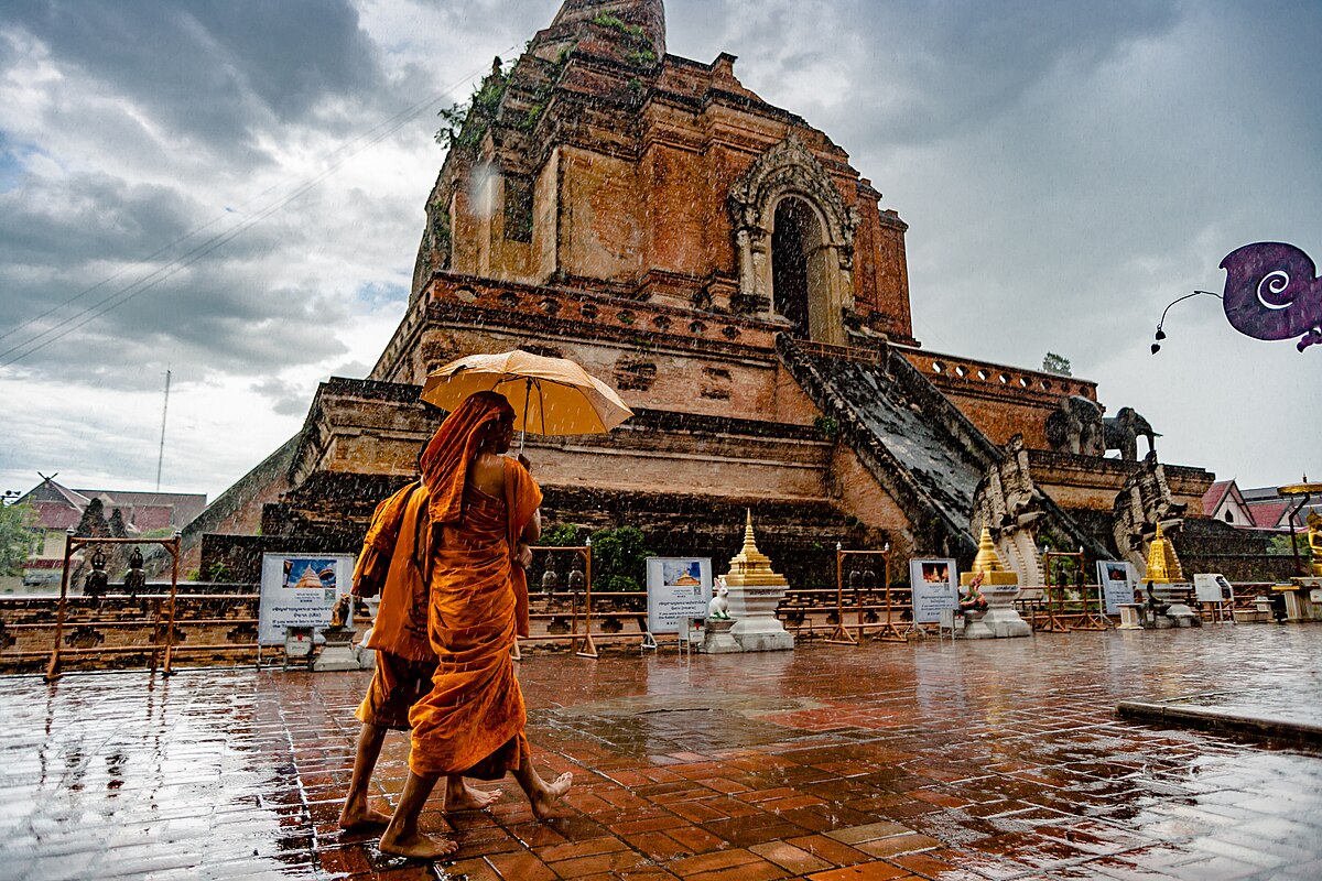 Rainy day in Thailand 