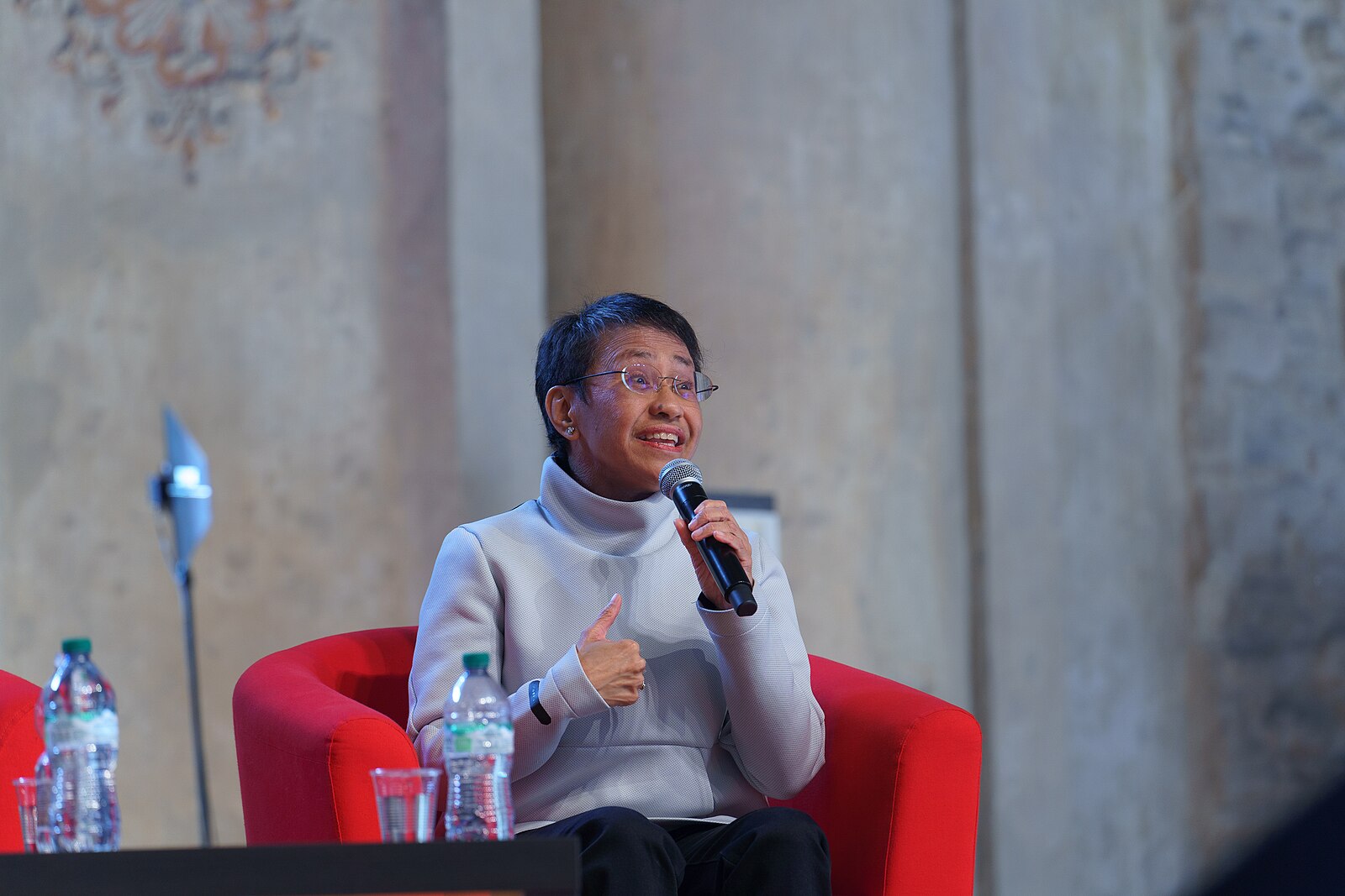 Maria Ressa at the International Journalism Festival | Credit: Wikimedia Commons