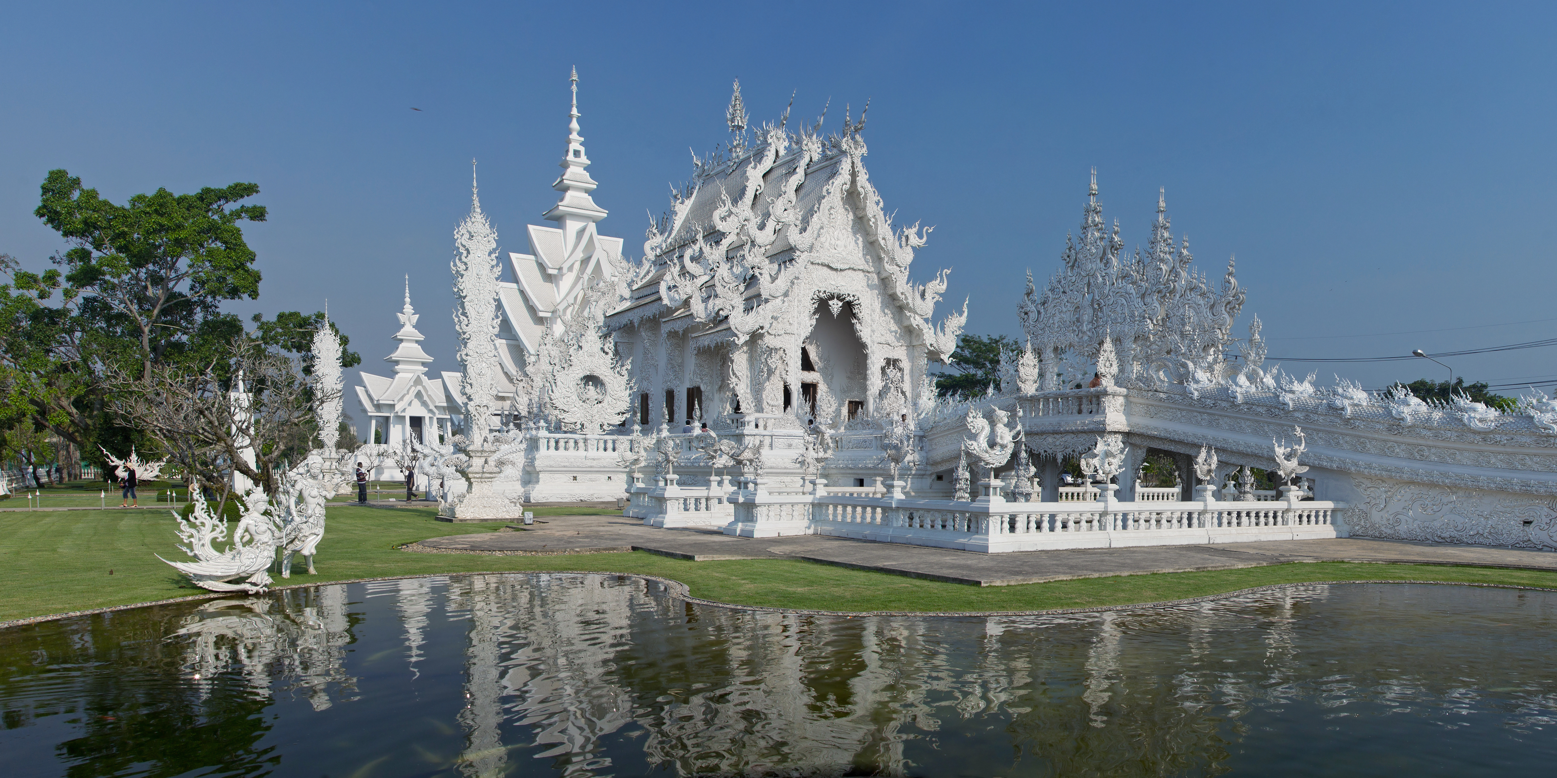 Wat Rong Khun or The White Temple in Thailand