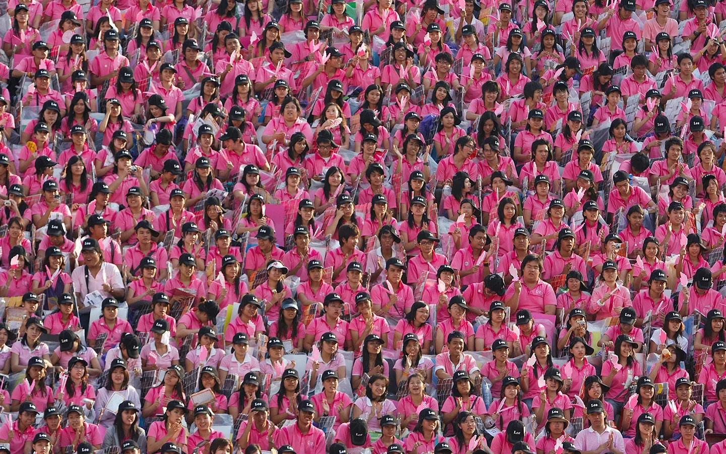 Chula's Students in pink 