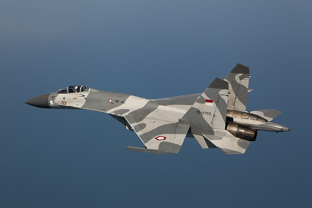 TNI-AU Su-27SK | http://www.defenseindustrydaily.com