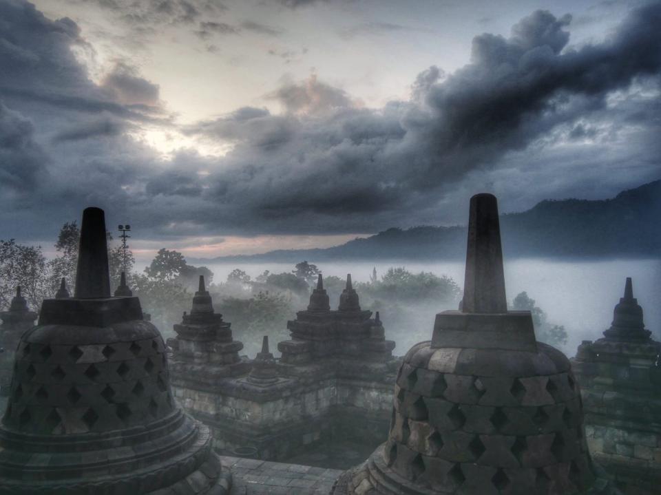 Borobudur. Indonesian temples. Image: Meagen Collins, Food Fun Travel